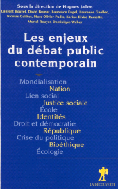 E-book, Les Enjeux du débat public contemporain, La Découverte (réédition numérique FeniXX)