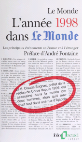E-book, L'année 1998 dans "Le Monde" : Les principaux événements en France et à l'étranger, Gallimard (réédition numérique FeniXX)