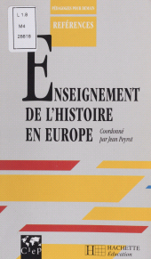 E-book, L'Enseignement de l'histoire en Europe, Hachette (réédition numérique FeniXX)