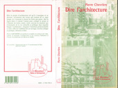 E-book, Dire l'architecture, Chevrière, Pierre, L'Harmattan