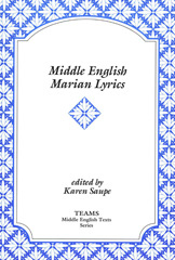 eBook, Middle English Marian Lyrics, Medieval Institute Publications