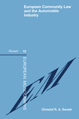 eBook, European Community Law and the Automobile Industry, Wolters Kluwer
