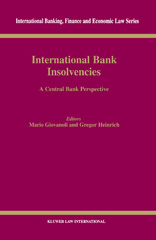 eBook, International Bank Insolvencies, Kluwer Law International