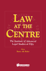 E-book, Law at the Centre, Kluwer Law International