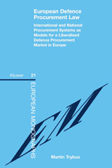 E-book, European Defence Procurement Law, Trybus, Martin, Wolters Kluwer