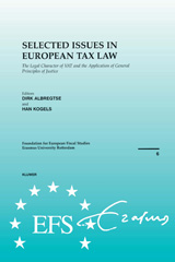 E-book, Selected Issues in European Tax Law, Wolters Kluwer