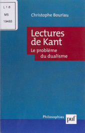 E-book, Lectures de Kant : Le problème du dualisme, Presses universitaires de France (réédition numérique FeniXX)