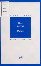 E-book, Jean Racine : "Phèdre", Presses universitaires de France (réédition numérique FeniXX)