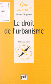 E-book, Le droit de l'urbanisme, Presses universitaires de France (réédition numérique FeniXX)