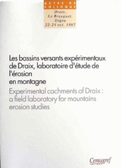 E-book, Les bassins versants expérimentaux de Draix : Laboratoire d'étude de l'érosion en montagne, Irstea