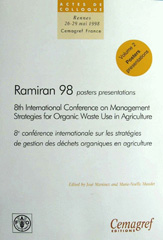 E-book, Ramiran 98 actes de la 8e conférence internationale sur les stratégies de gestion des déchets organiques en agriculture : Proceedings of the poster presentations, Irstea