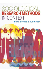 E-book, Sociological Research Methods in Context, Red Globe Press