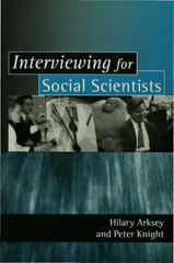 E-book, Interviewing for Social Scientists : An Introductory Resource with Examples, Sage