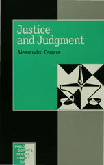 E-book, Justice and Judgement : The Rise and the Prospect of the Judgement Model in Contemporary Political Philosophy, Sage