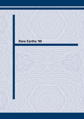 eBook, Rare Earths '98, Trans Tech Publications Ltd