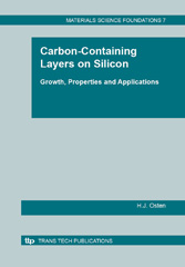 E-book, Carbon-Containing Layers on Silicon, Trans Tech Publications Ltd