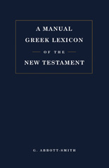 E-book, Manual Greek Lexicon of the New Testament, T&T Clark
