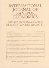 Article, Editorial : contemporary challenges in maritime economics research, Fabrizio Serra