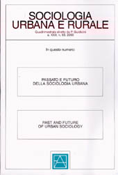 Articolo, La sociologia urbane in Italia, Franco Angeli
