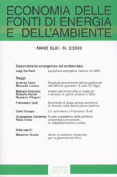 Articolo, Analisi dei rendimenti di scala per il servizio di igiene urbana in Italia, Franco Angeli