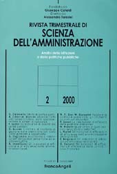 Issue, Rivista trimestrale di scienza della amministrazione. APR./GIU., 2000, Franco Angeli