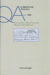 Fascicule, QA : Rivista dell'Associazione Rossi-Doria. Fascicolo 1, 2000, Franco Angeli