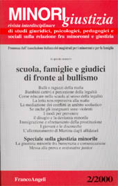 Article, Bullismo a scuola: istruzioni per l'uso, Franco Angeli