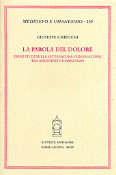 Chapter, La "Elegia" di Enrico da Settimello e il canone consolatorio, Antenore