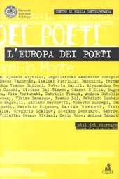 eBook, L'Europa dei poeti : atti del Convegno di studi, Bologna, 27 e 28 aprile 1998, CLUEB