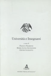 E-book, Università e insegnanti : atti del Convegno in ricordo di Mario Gattullo, Bologna, 8-9 novembre 1996, CLUEB