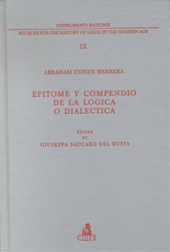 E-book, Epitome y compendio de la logica o dialectica, Cohen Herrera, Abraham, 1570-1635, CLUEB