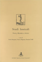E-book, Studi lessicali, Brambilla Ageno, Franca, 1913-1995, CLUEB