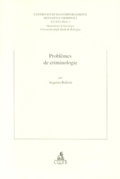 E-book, Problèmes de criminologie, CLUEB