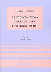 E-book, La scienza nuova dell'umanità : scritti vichiani 1836-1861, Cattaneo, Carlo, 1801-1869, Name