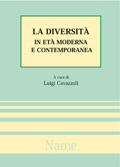 E-book, La diversità in età moderna e contemporanea, Name