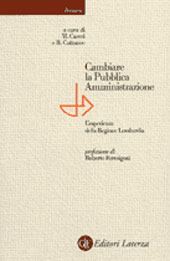 E-book, Cambiare la pubblica amministrazione : l'esperienza della Regione Lombardia, GLF editori Laterza