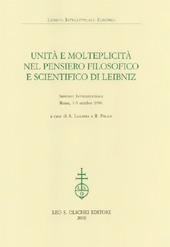 Chapitre, Alia est rerum, alia terminorum divisio : about an Unpublished Manuscript of Leibniz, L.S. Olschki
