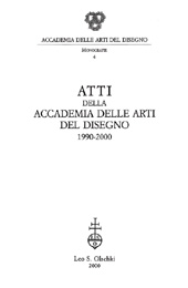 E-book, Atti della Accademia delle arti del disegno : 1990-2000, L.S. Olschki