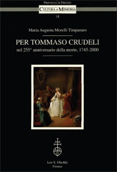 E-book, Per Tommaso Crudeli : nel 255° anniversario della morte, 1745-2000, Morelli Timpanaro, Maria Augusta, L.S. Olschki