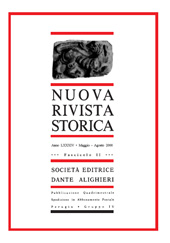 Fascicolo, Nuova rivista storica : LXXXIV, 2, 2000, Società editrice Dante Alighieri