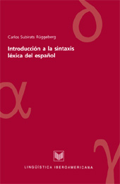 E-book, Introducción a la sintaxis léxica del español, Iberoamericana Vervuert