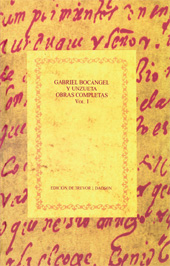 E-book, Obras completas : vol. I y II, Bocángel y Unzueta, Gabriel, Iberoamericana Vervuert