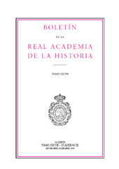 Fascicolo, Boletín de la Real Academia de la Historia : CXCVII,III, 2000, Real Academia de la Historia
