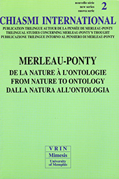 Issue, Chiasmi International : publication trilingue autour de la pensée de Merleau-Ponty = trilingual studies concerning the thought of Merleau-Ponty = pubblicazione trilingue intorno al pensiero di Merleau-Ponty : 2, 2000, Mimesis