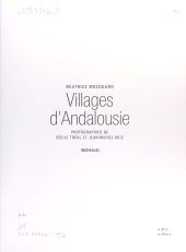 E-book, Villages d'Andalousie, Arthaud (réédition numérique FeniXX)