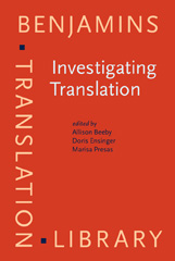 eBook, Investigating Translation, John Benjamins Publishing Company