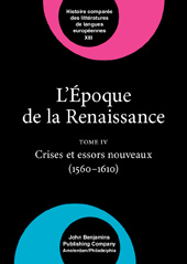 eBook, L' Epoque de la Renaissance (1400-1600), John Benjamins Publishing Company