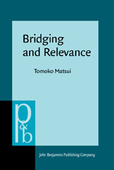 E-book, Bridging and Relevance, Matsui, Tomoko, John Benjamins Publishing Company