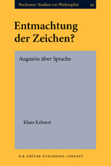 E-book, Entmachtung der Zeichen?, Kahnert, Klaus, John Benjamins Publishing Company