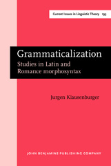 E-book, Grammaticalization, Klausenburger, Jurgen, John Benjamins Publishing Company